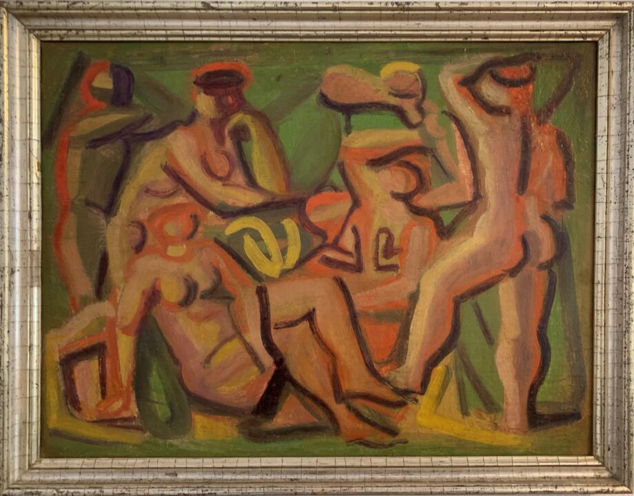 Edvard Frank - Stehende und sitzende Akte