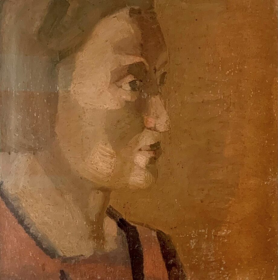 Edvard Frank - Frau im Profil