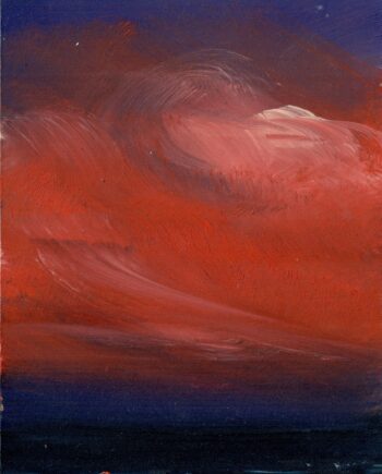 Sigrid Nienstedt - Große rote Wolke - 2024