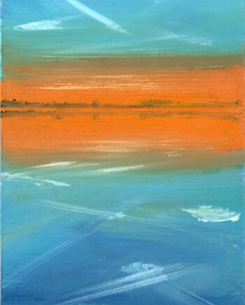 Sigrid Nienstedt - Oranger Horizont- 2024
