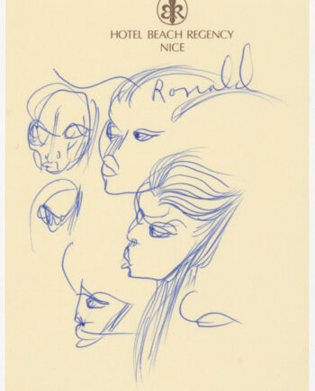 Miles Davis – Hotelskizze Beach Regency Nice I