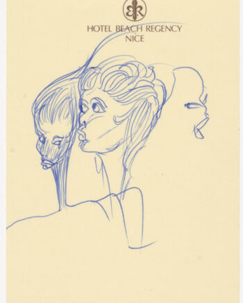 Miles Davis – Hotelskizze Beach Regency Nice II