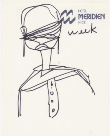 Miles Davis – Hotelskizze Meridien Nice III