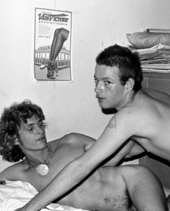 Albert "Scopin" Schöpflin – Two lovers under a Vain Victory Poster