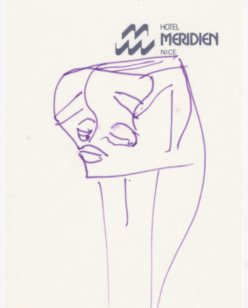 Miles Davis – Hotelskizze Meridien Nice I