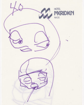 Miles Davis – Hotelskizze Meridien Nice V