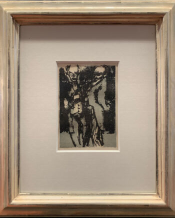 Emil Nolde – Figur auf Grau