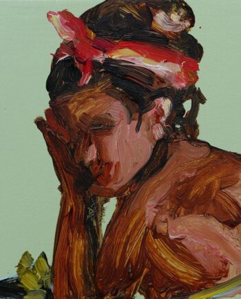 Heike  Ludewig – Rotes Kopftuch