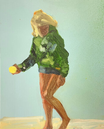 Heike  Ludewig – Meer IX (gelber Ball)