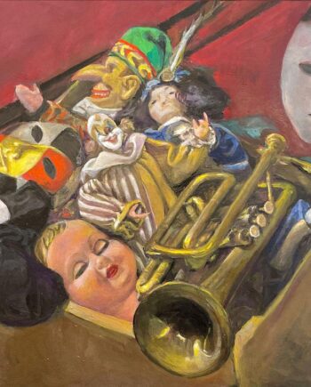 Gudrun Brüne – Harlekin, Kasperl…in der Kiste