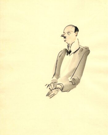 Max Schwimmer – o.T. (Skizze eines Mannes II)
