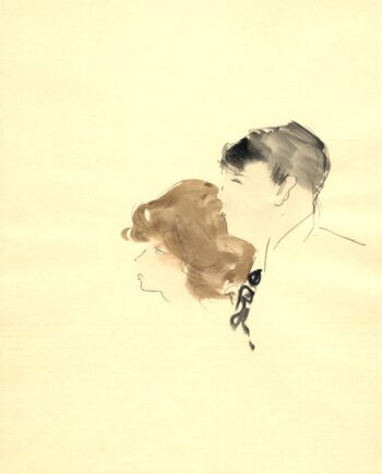 Max Schwimmer – o.T. (Mann und Frau im Profil)