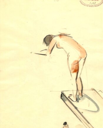 Max Schwimmer – o.T. (Frauen sich gegenüber sitzend)