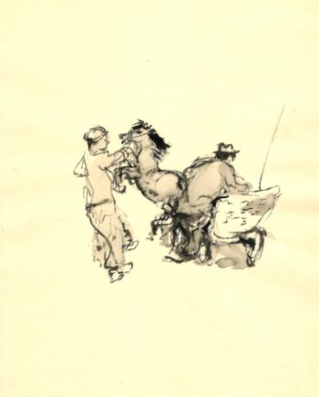 Max Schwimmer – o.T. (Kutsche mit Pferd)