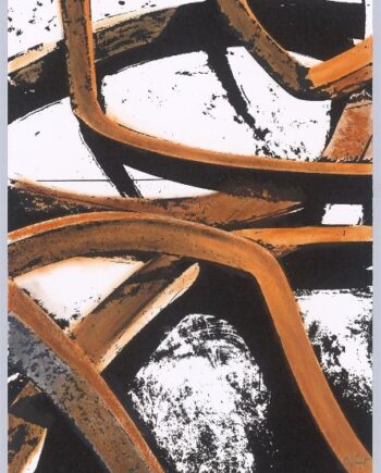 Bernar Venet – IX Combinaison aléatoire de lignes indéterminées